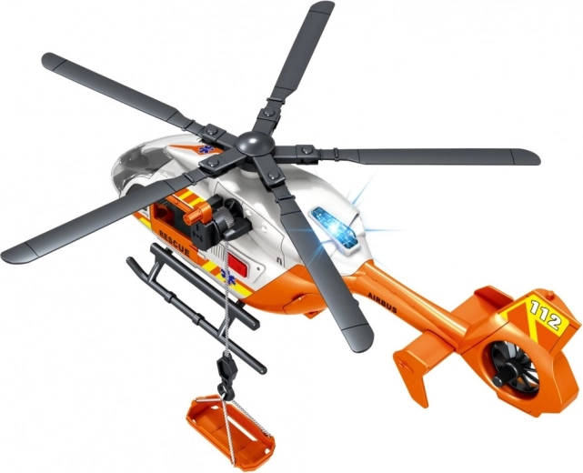 Cabrestante funcional y camilla para misiones de rescate