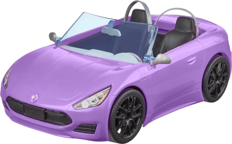 Elegante descapotable morado