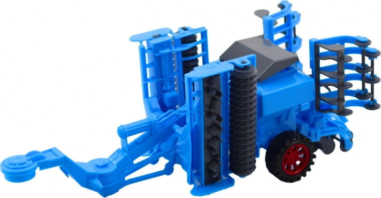 Grada de discos realista con elementos móviles