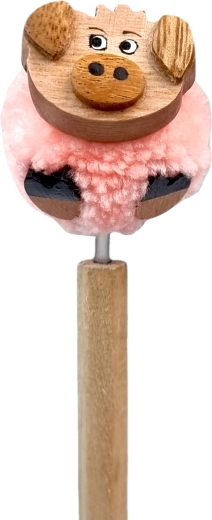 Hecha a mano de madera natural