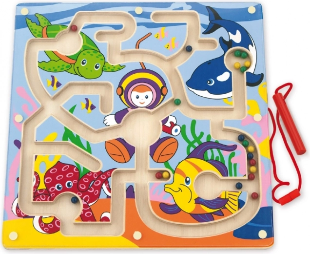 Alegres motivos marinos para aprender jugando