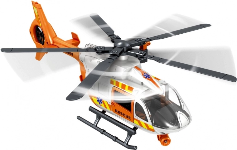 Rotores giratorios y cabina detallada