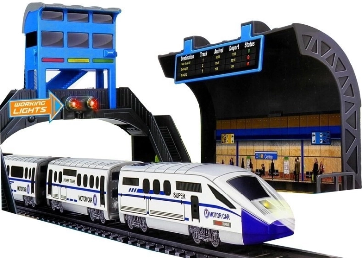 Ambiente ferroviario realista