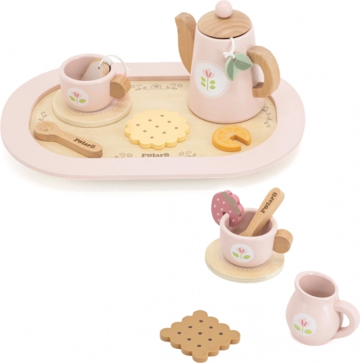 Juego de té completo en bandeja