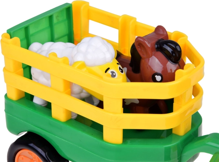 Remolque abatible para transportar animales