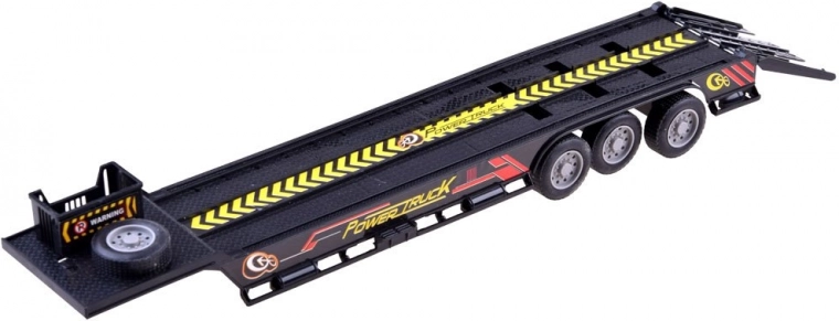 Conjunto realista con semirremolque