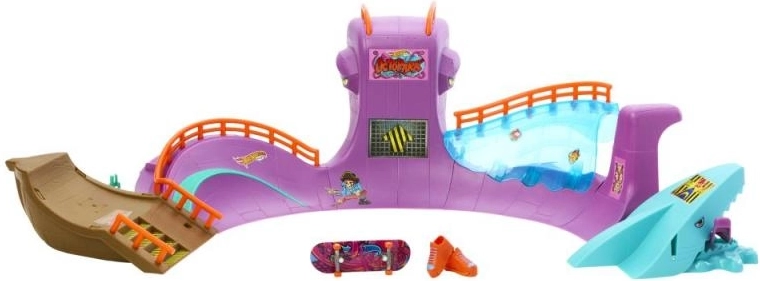 Set de juego con estilo para fingerboarding