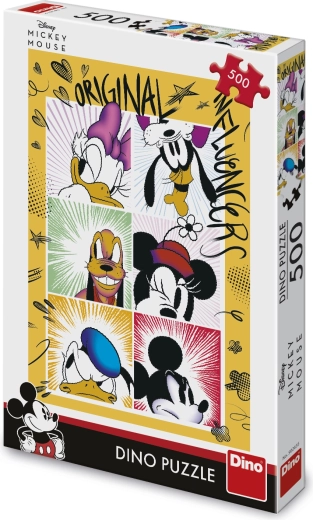 Motivo alegre con Mickey y sus amigos
