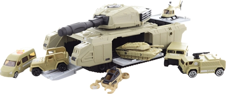 Tanque desplegable con espacio de almacenamiento