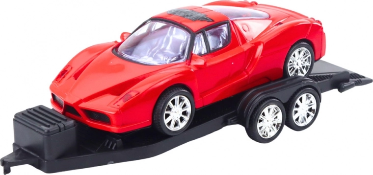 Remolque desmontable con espacio para el coche deportivo