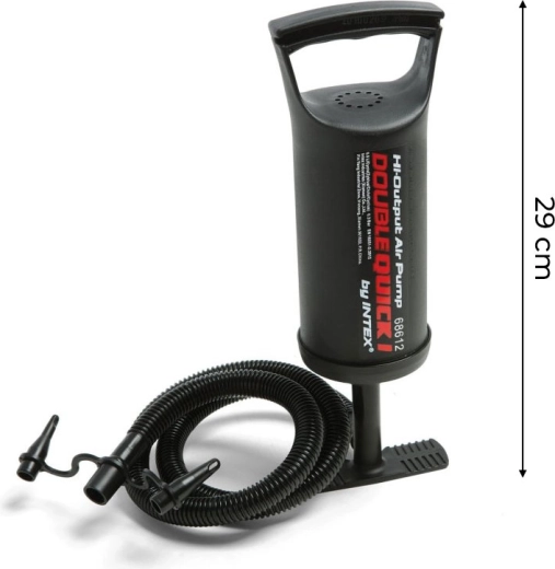 Bombeo de doble acción para mayor rapidez