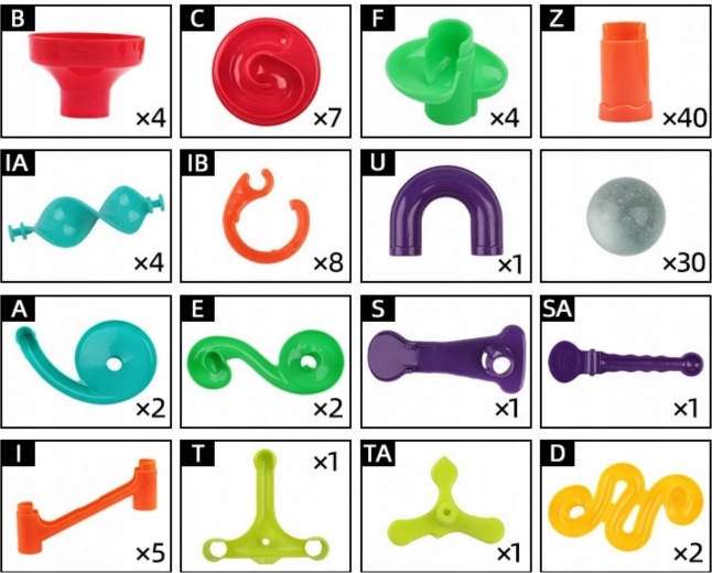 113 piezas para combinaciones infinitas