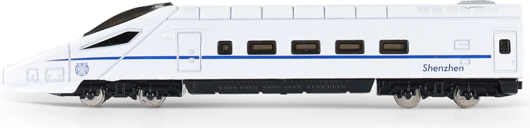 Diseño realista de un tren de alta velocidad moderno