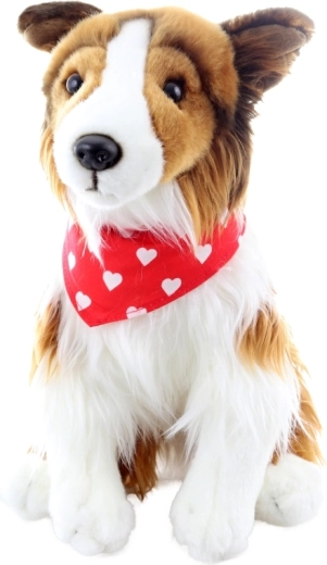 Pañuelo elegante con motivo de corazones