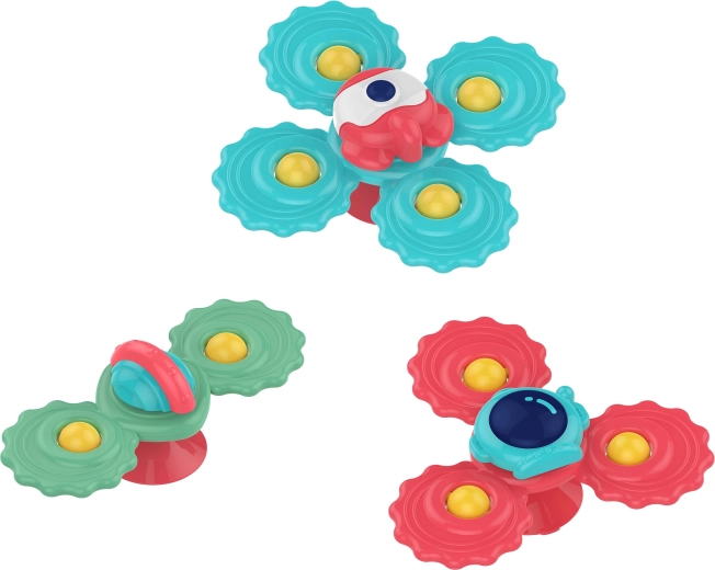 3 spinners diferentes – 2, 3 y 4 brazos