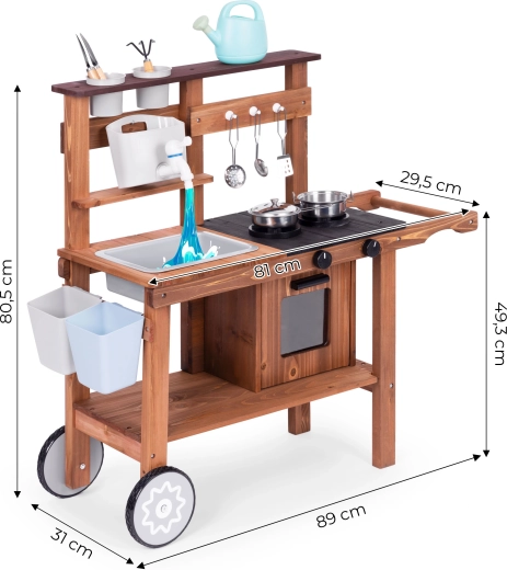 Ruedas con banda de goma para un traslado fácil