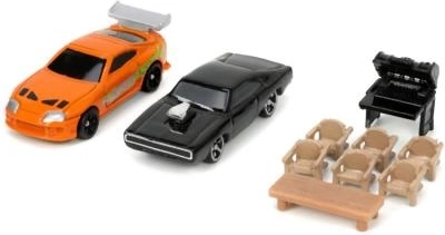 Dos coches nano de metal