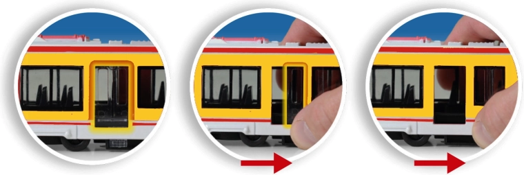 Puertas abatibles con palanca