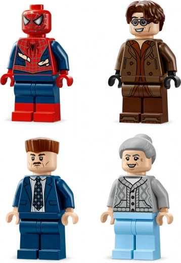 Cuatro minifiguras de Spider‑Man 2