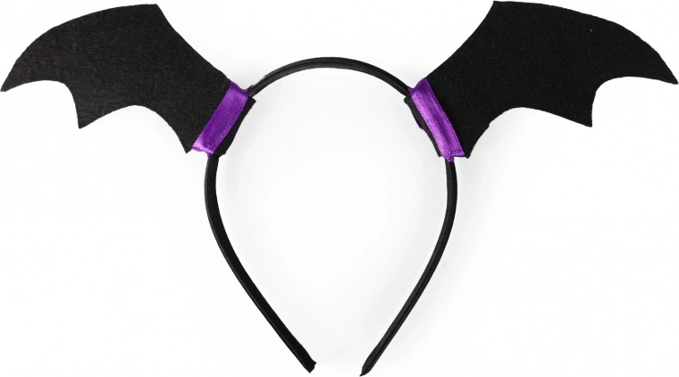 Diadema con alas de murciélago