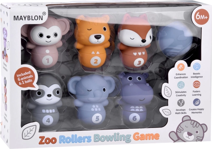 Seis figuras de animales