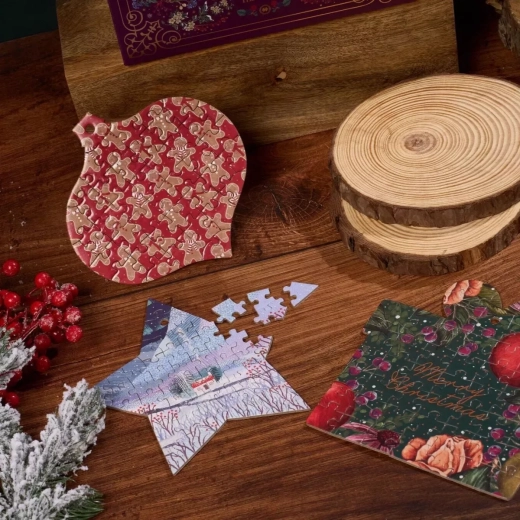 Sorpresa diaria: mini puzles con motivos navideños