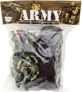 Set militar completo en un práctico embalaje