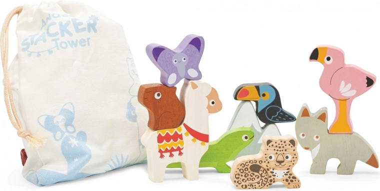 Juguete de viaje con bolsa práctica