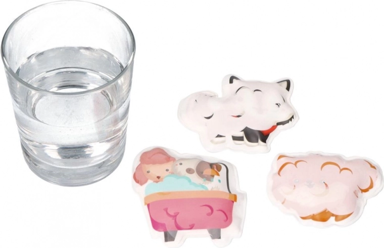 Magia de colores en el agua