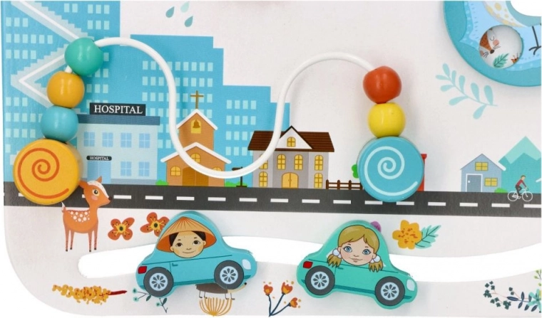 Escena urbana llena de descubrimientos