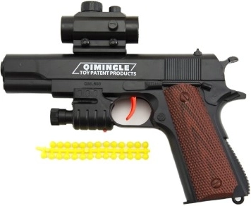 Disparo seguro con bolas blandas