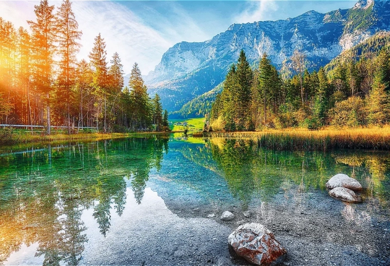 Impresionante motivo natural de Hintersee