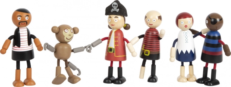 Set de seis figuras
