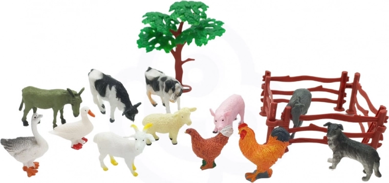 Figuras realistas de animales de granja
