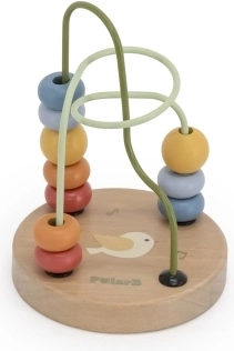 Ábaco de alambres con cuentas para motricidad fina