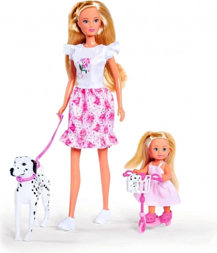 Dos muñecas y dos dálmatas para el doble de diversión