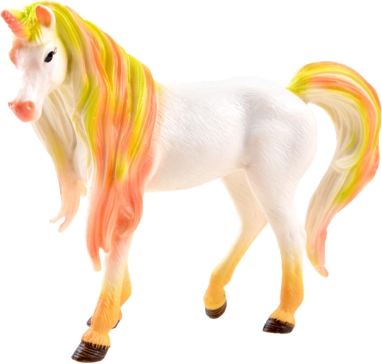 Diseño mágico con melena de colores
