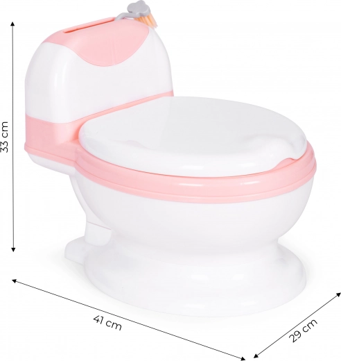 Forma realista de WC para un entrenamiento natural
