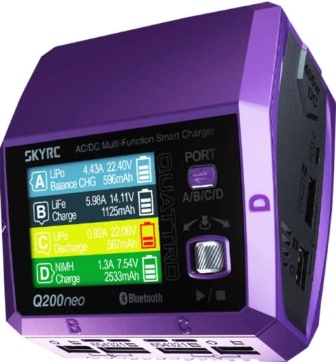 Control mediante Bluetooth y Charge Master
