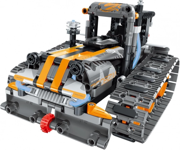 Chasis de orugas funcional y detalles realistas