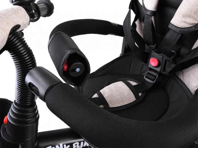 Asiento giratorio y arnés de 5 puntos