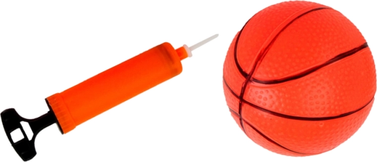 Balón de goma y bomba