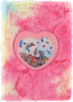 Suave cubierta de peluche en colores arcoíris