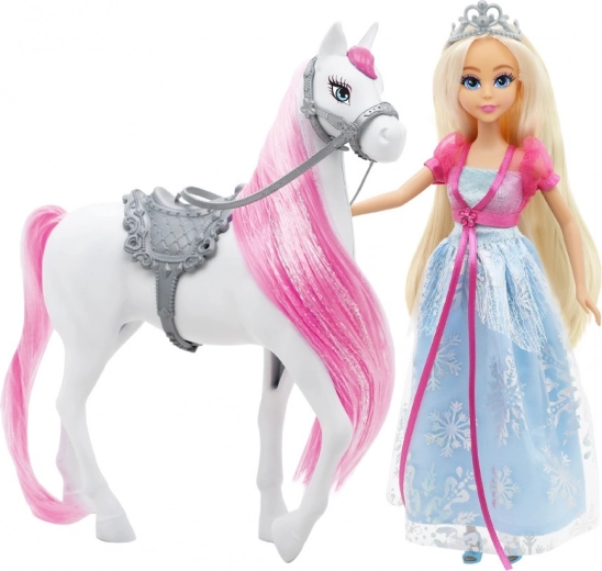 Caballito con brida y silla