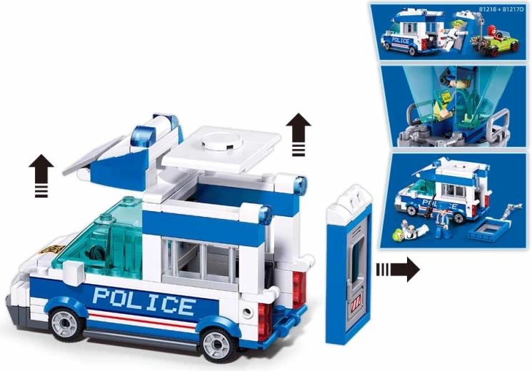 Modelo detallado del coche de policía