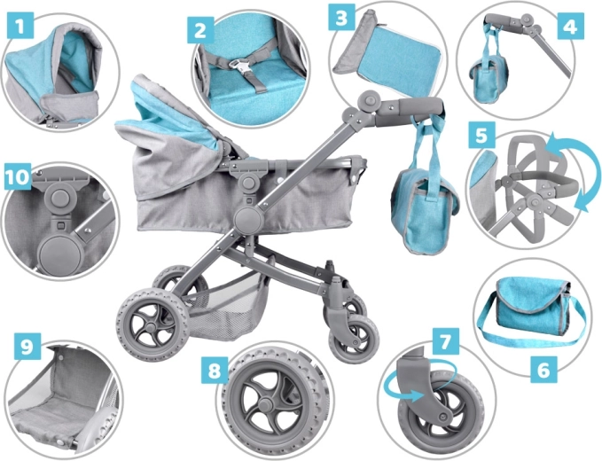 4 en 1: de capazo a silla deportiva en un momento