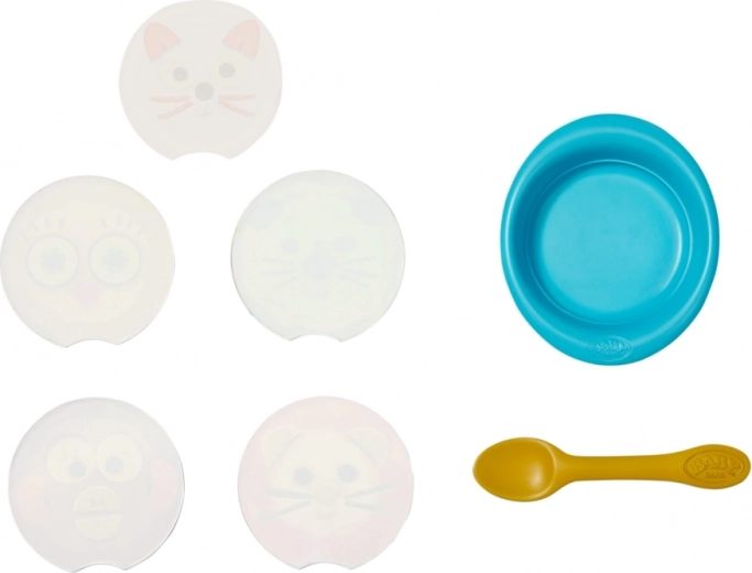 Cuenco y cuchara para una alimentación realista