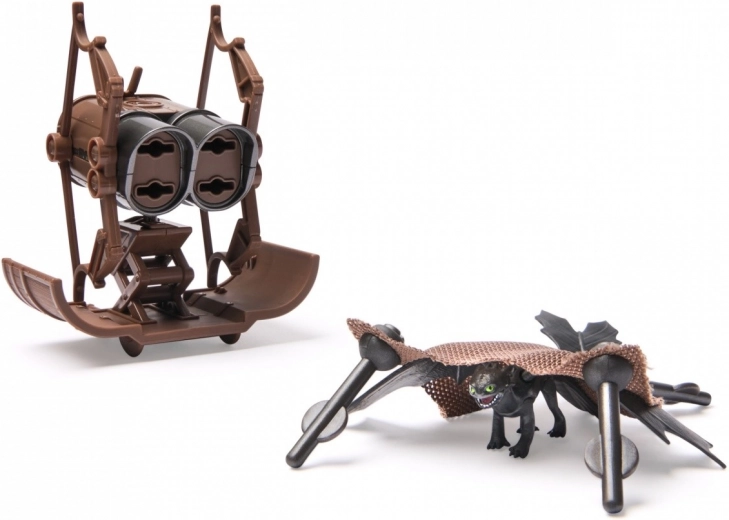 Catapulta de acción con red