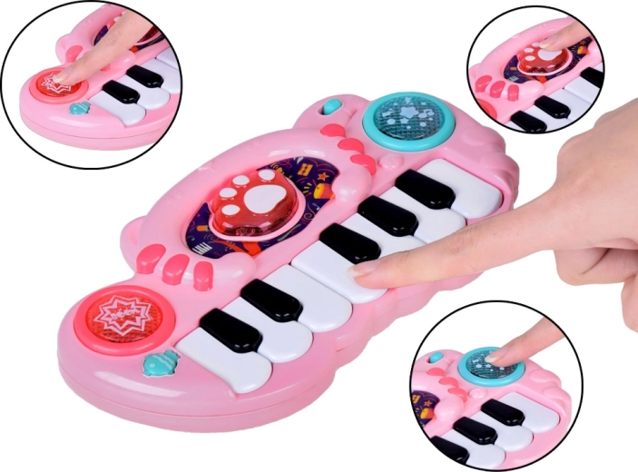 Tres modos de diversión: melodías, percusión y teclado