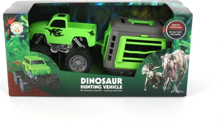 Jaula para el transporte seguro del dinosaurio